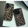 Леопардовий чохол на iPhone 14 Pro з бортами — протиударний
